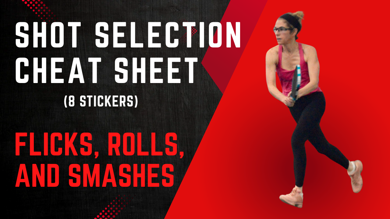 b. Shot Selection Cheat Sheet Pack (8 stickers)