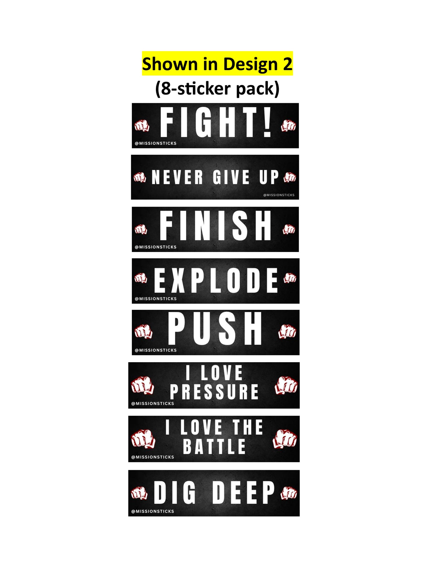 b. Fire And Fight Pack (8 stickers)
